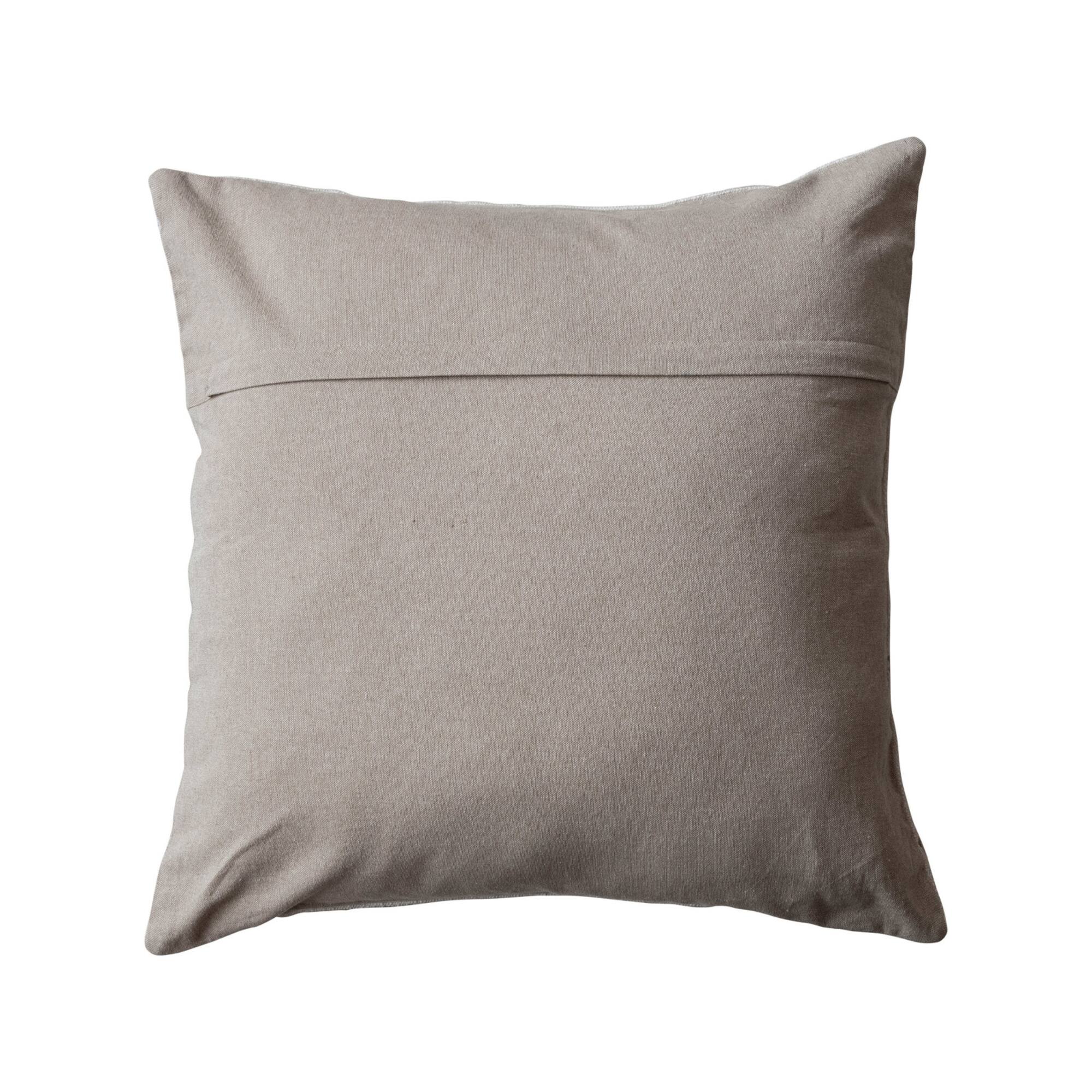 Hello Honey® 24" Gray & Brown Otomi Print Throw Pillow